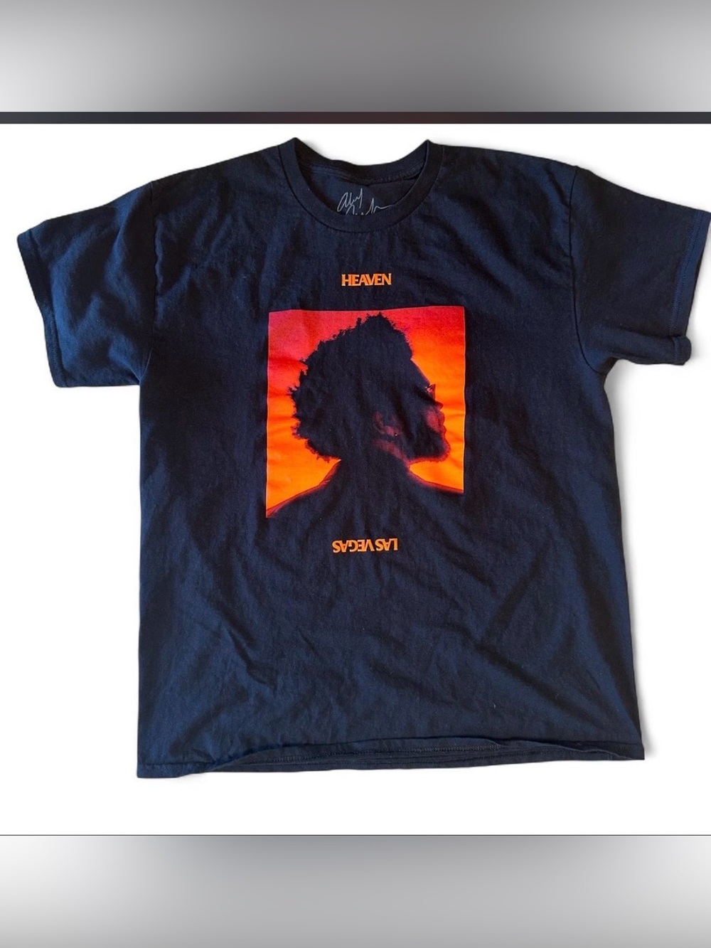 The Weeknd XO Graphic Black T-shirt - Signature Print